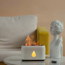 Load image into Gallery viewer, Small Flame Aromatherapy Humidifier Lamp