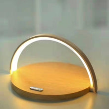 Load image into Gallery viewer, Wireless Charger LED Table Lamp (USB Charging)