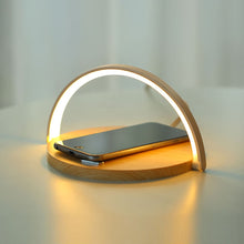 Load image into Gallery viewer, Wireless Charger LED Table Lamp (USB Charging)