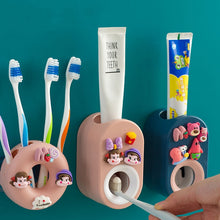 Load image into Gallery viewer, Kids Automatic Toothpaste Dispenser w/ Toothbrush Holder
