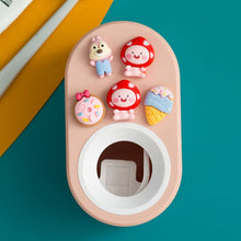 Load image into Gallery viewer, Kids Automatic Toothpaste Dispenser w/ Toothbrush Holder
